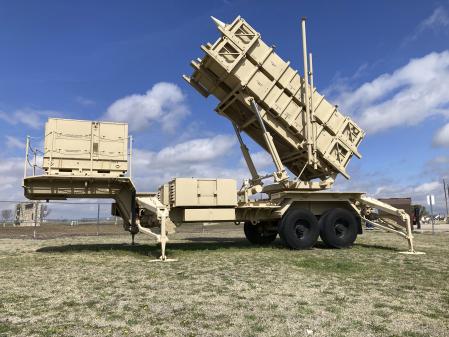 A Patriot missile platform
