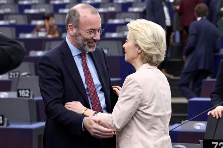 Ursula von der Leyen at European Parliament