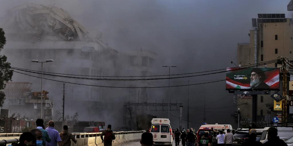 At least eleven dead in a bombing by the Israeli Army on Beirut