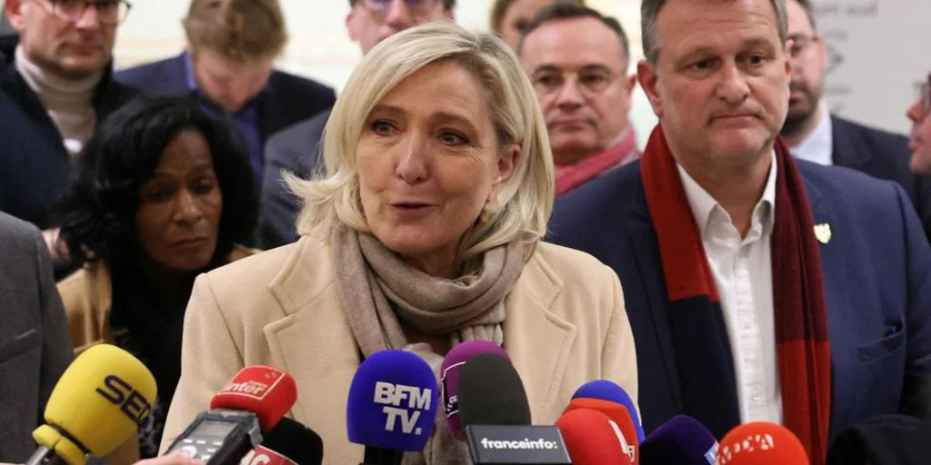 The trial against Marine Le Pen for alleged embezzlement is pending sentencing