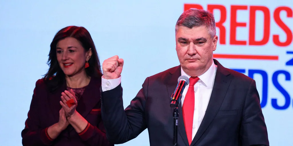 Milanovic sweeps the first round of the Croatian presidential elections, but will go to the second round