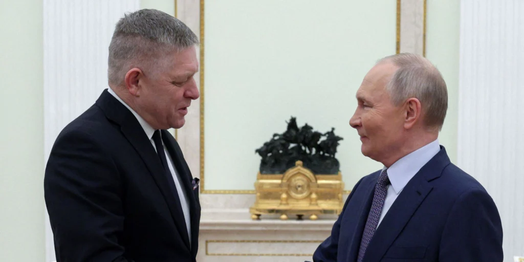 Putin points to Slovakia as the venue for peace talks