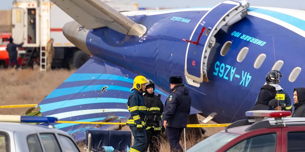 Russian attack suspected on crashed plane in Kazakhstan