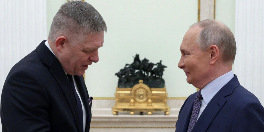 Slovak PM meets Putin in rare visit by EU leader to Moscow