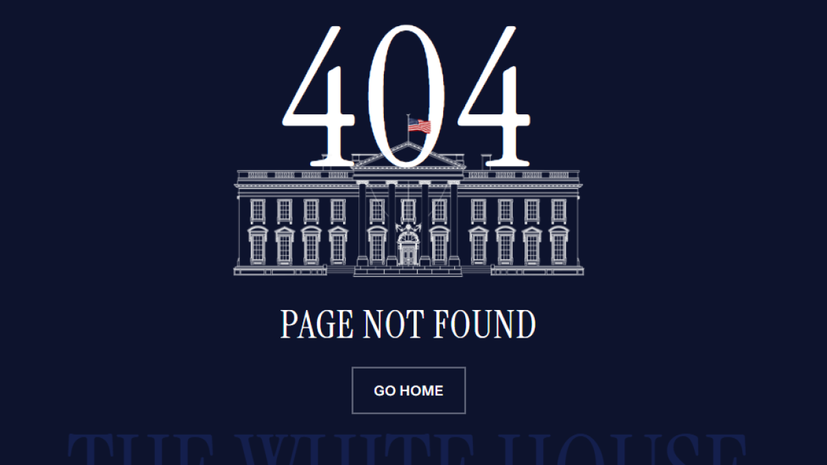“Go home”, Trump closes the Spanish-language website of the White House after his inauguration