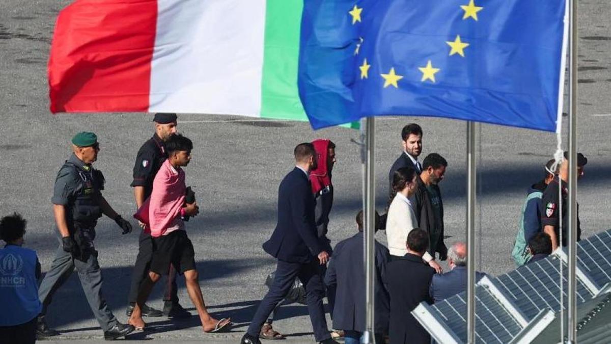 The Meloni government re -sends 49 migrants to Albania detention centers