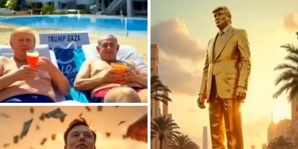 Trump's seven political messages in the video of his 'Riviera de Gaza'