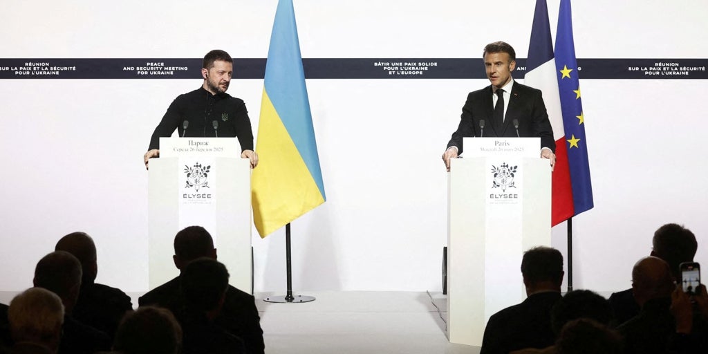 Macron discusses with Zelenski a "coalition of volunteers" that offers kyiv "security guarantees"