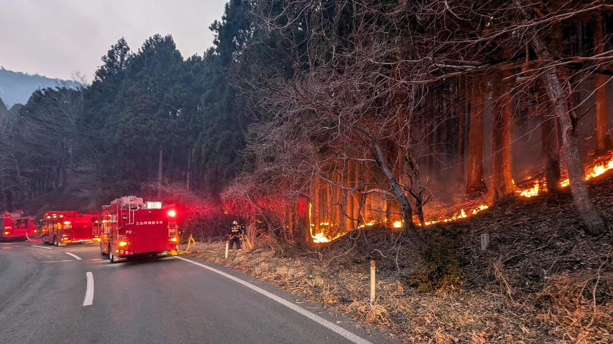 The largest fire in Japan in three decades continues to spread in the northeastern