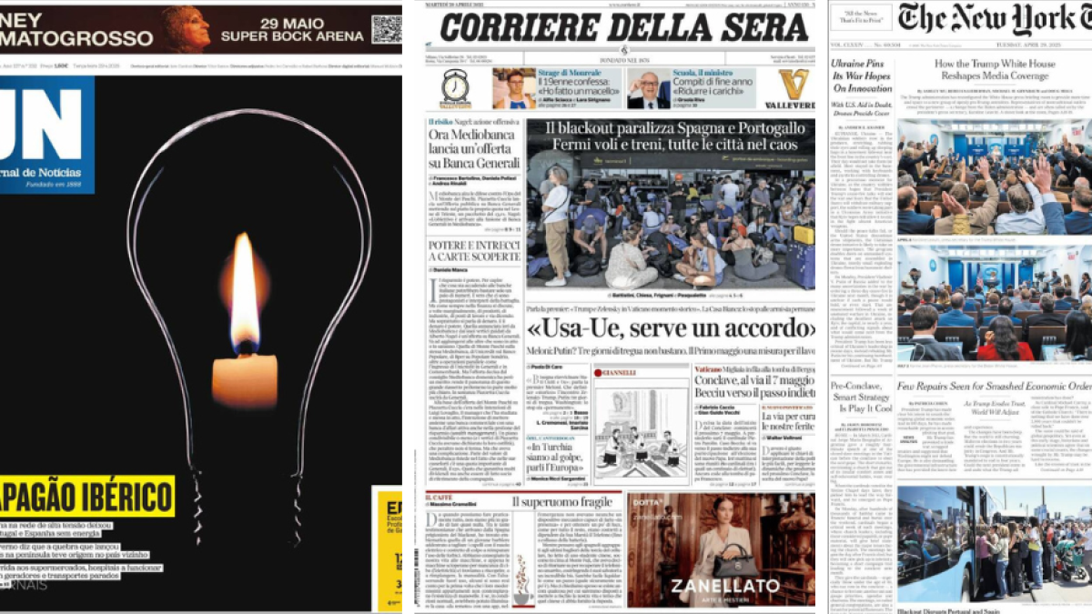 Thus the blackout has been counted in international media
