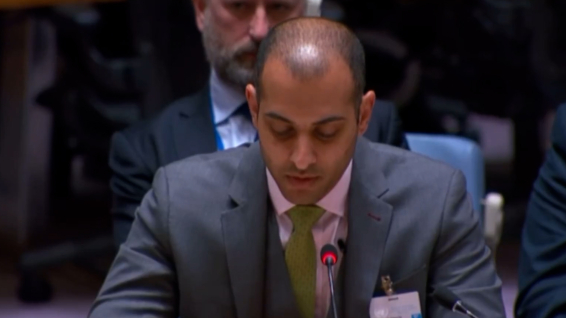 Ryad Mansour breaks down in tears at the UN