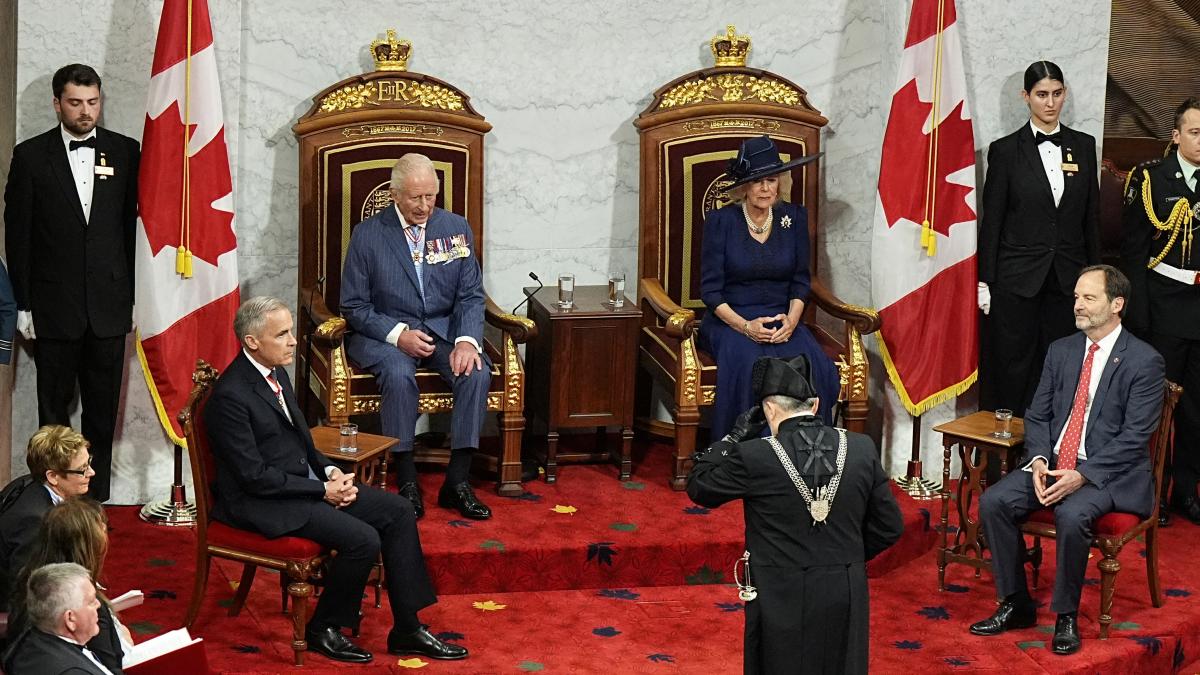 Carlos III defends a "strong and free" Canada before Trump's threat