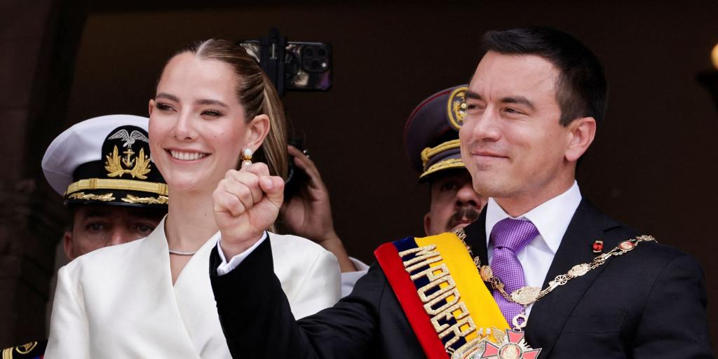 Noboa promises to "save" Ecuador from the "mafias"