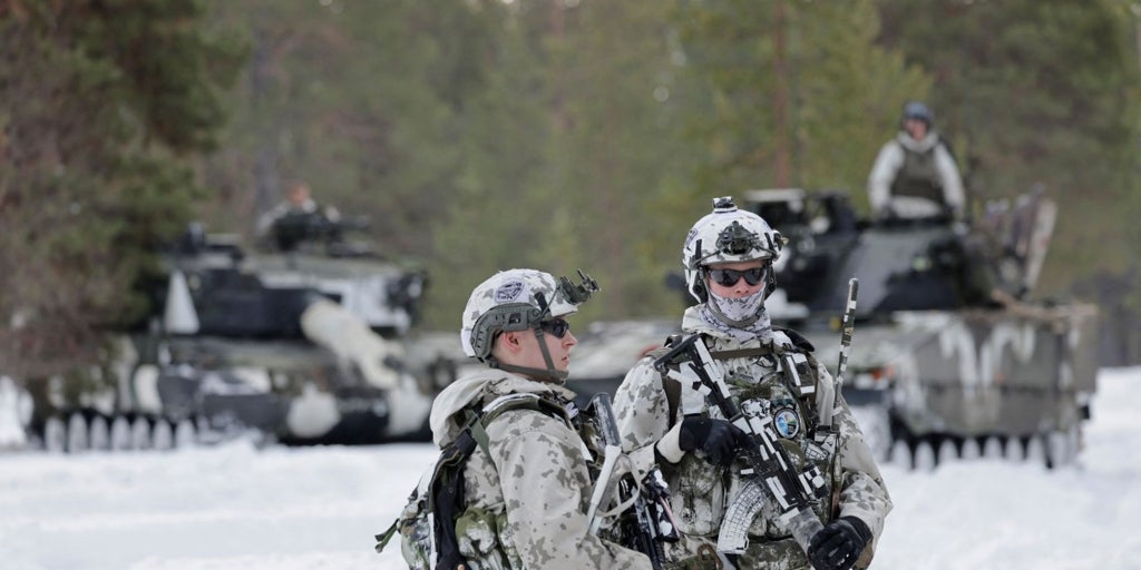 Russia reinforces its military presence near the border with Finland