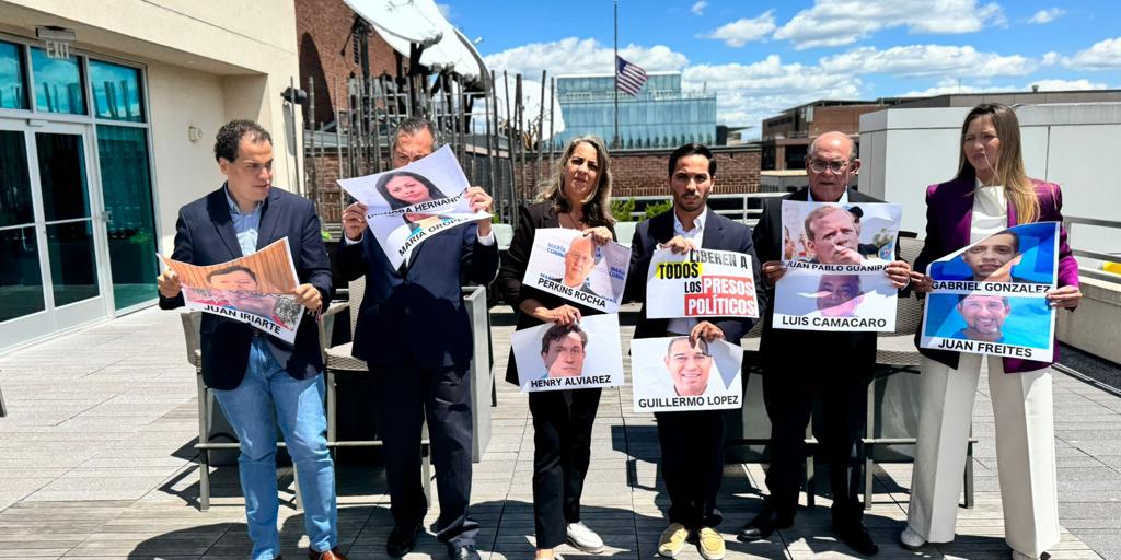 The five Venezuelan opponents liberated break the silence in Washington