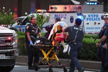 Emergency response after the shooting