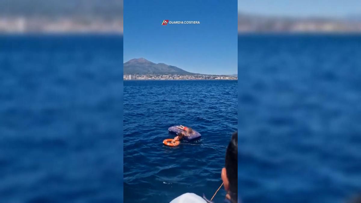 This is how they rescue in Italy a grandmother and their grandson in a 4 -kilometer mattmers drift