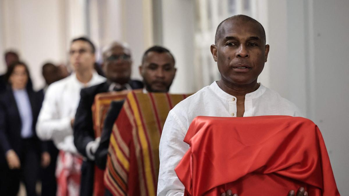 France returns to Madagascar three human skulls stored in the Natural History Museum