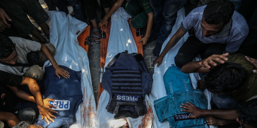 The international press condemns the 250 crimes of journalists in Gaza