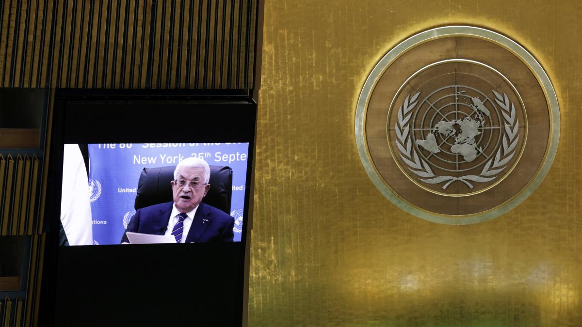 Abas promises a Palestinian government without Hamas before the UN, to which it demands the delivery of weapons