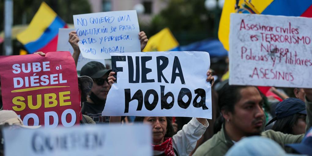 A dead indigenous manager and 12 military wounded in a violent day of national unemployment in Ecuador