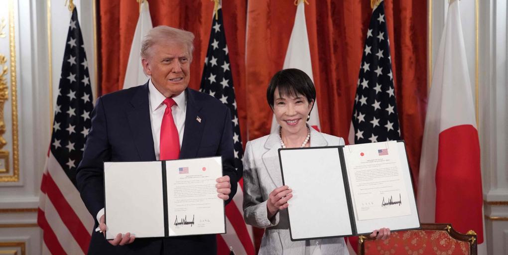 The United States and Japan boast of "a new golden era" in their alliance