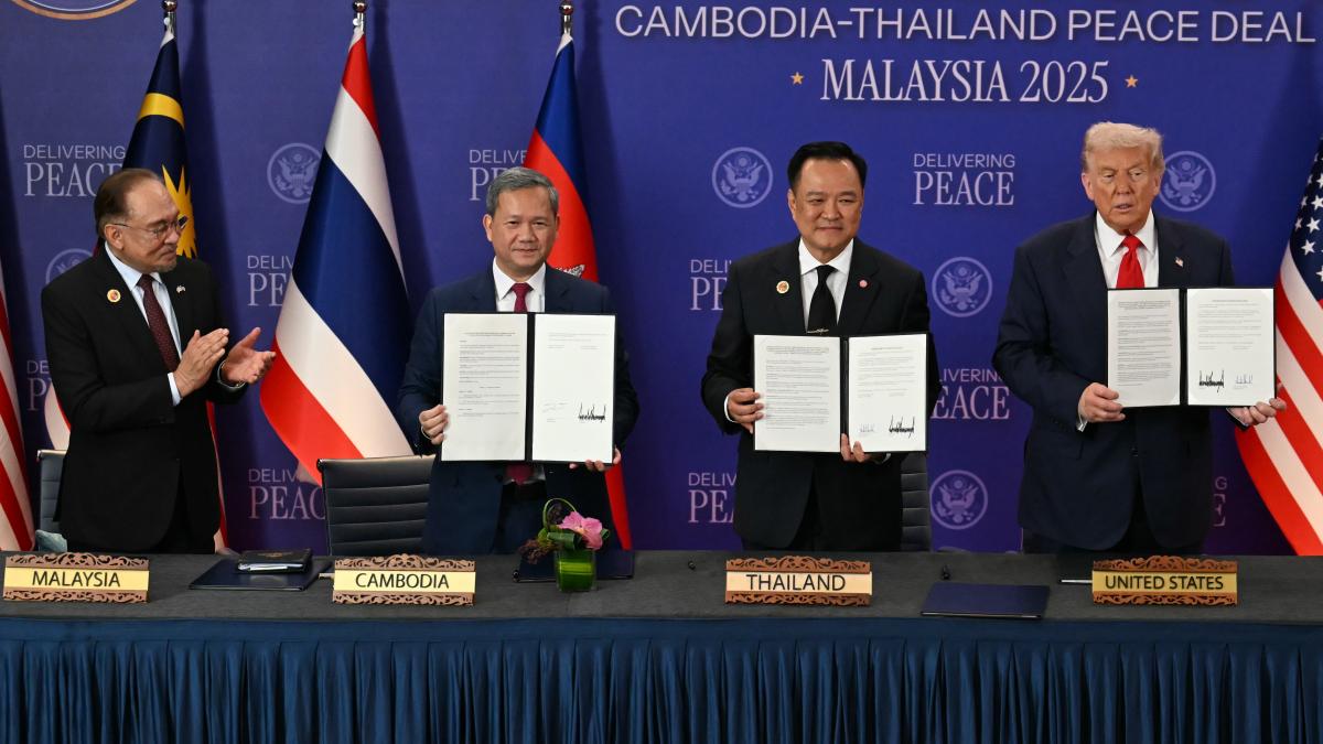 Trump announces “historic agreement” between Thailand and Cambodia after border conflict